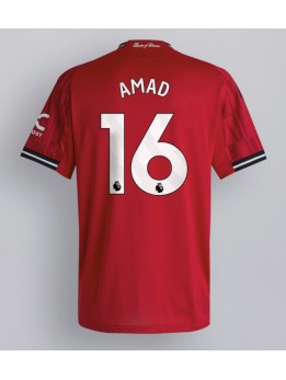 Billige Manchester United Amad Diallo #16 Hjemmedrakt 2025-26 Kortermet